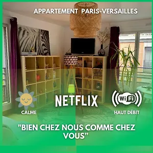  Appartement Paris-versailles-cosy-calme-wifi France